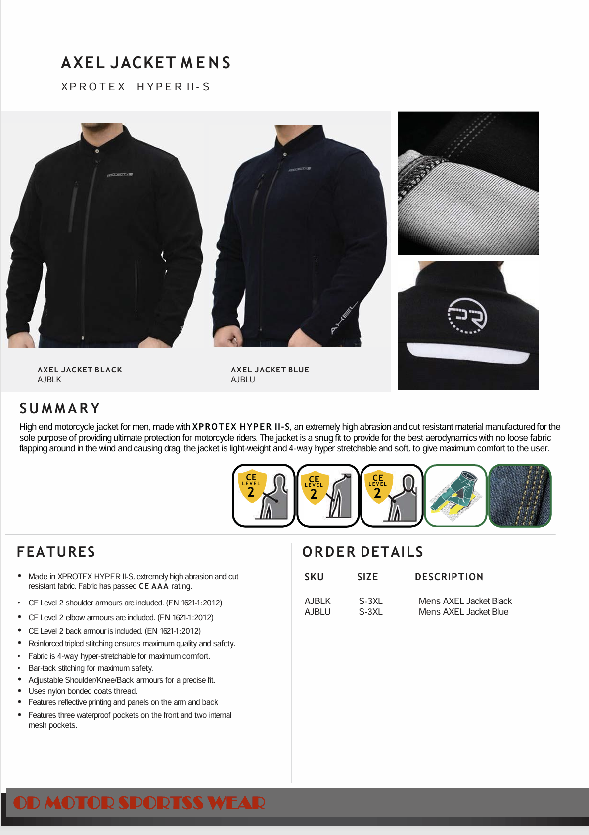 Axel Technical Riding Jacket